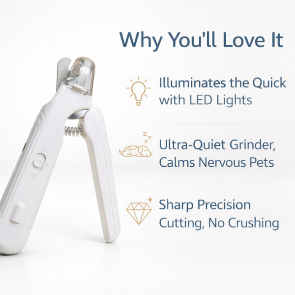TenderPaws™ Illuminated 2-in-1 Nail Trimmer