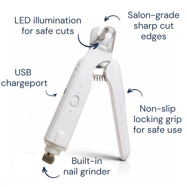TenderPaws™ Illuminated 2-in-1 Nail Trimmer