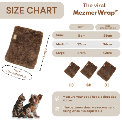 MezmerWrap™ Calm Grooming Hood