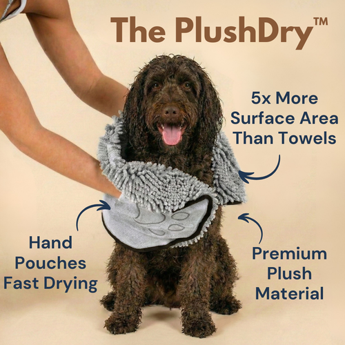 The PlushDry™ Super Absorbing Pet Towel