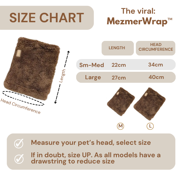 MezmerWrap™ Calm Dog Hood