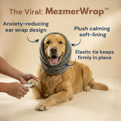 MezmerWrap™ Calm Grooming Hood